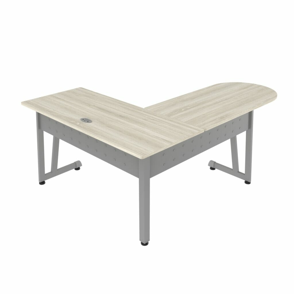 Diseño en L del Modulo 120S para oficina