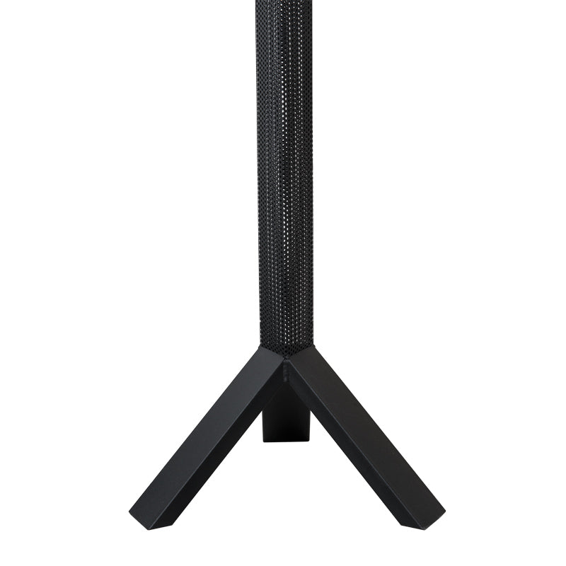 Vista lateral del perchero triangular de 1.6mm