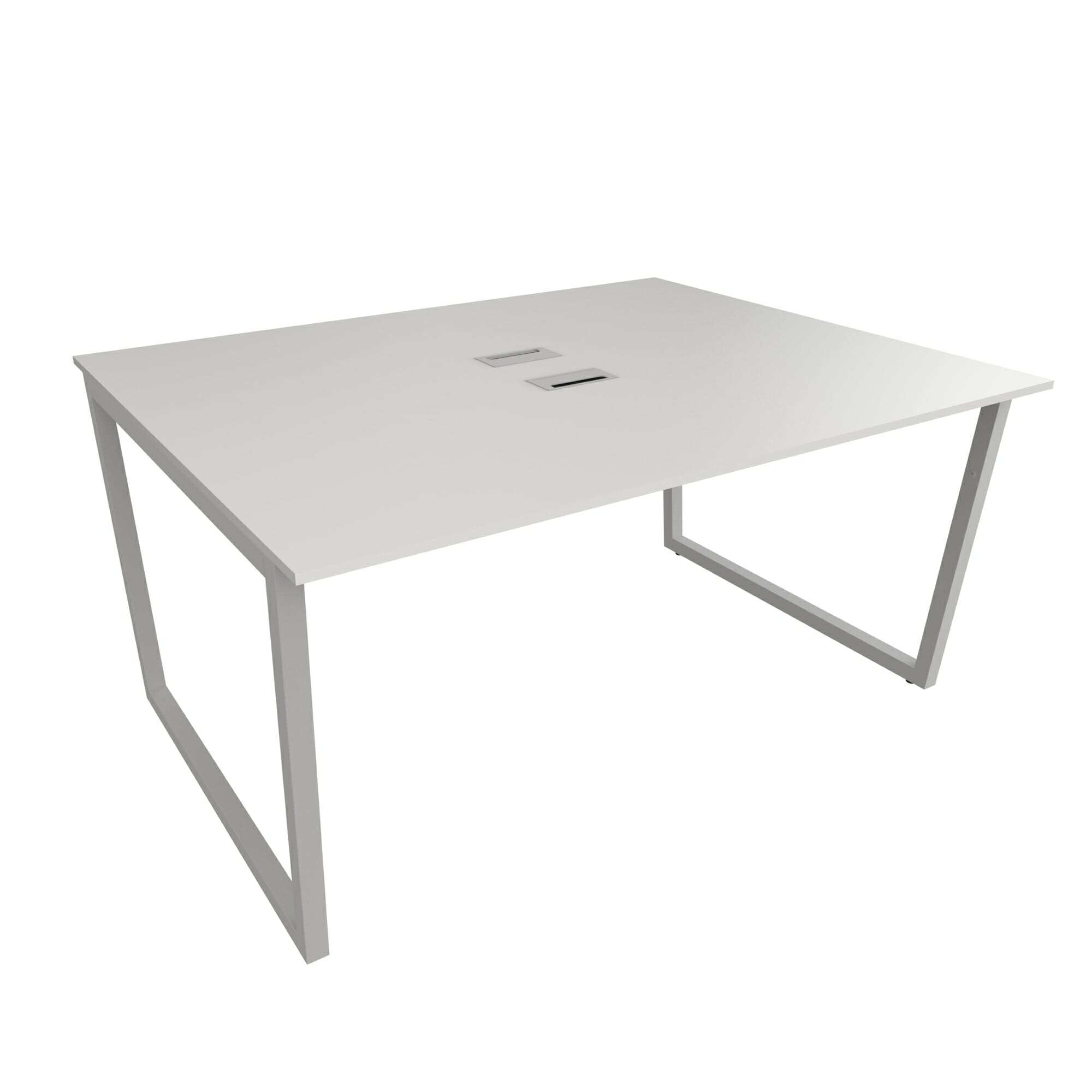 Detalle del acabado y materiales del escritorio