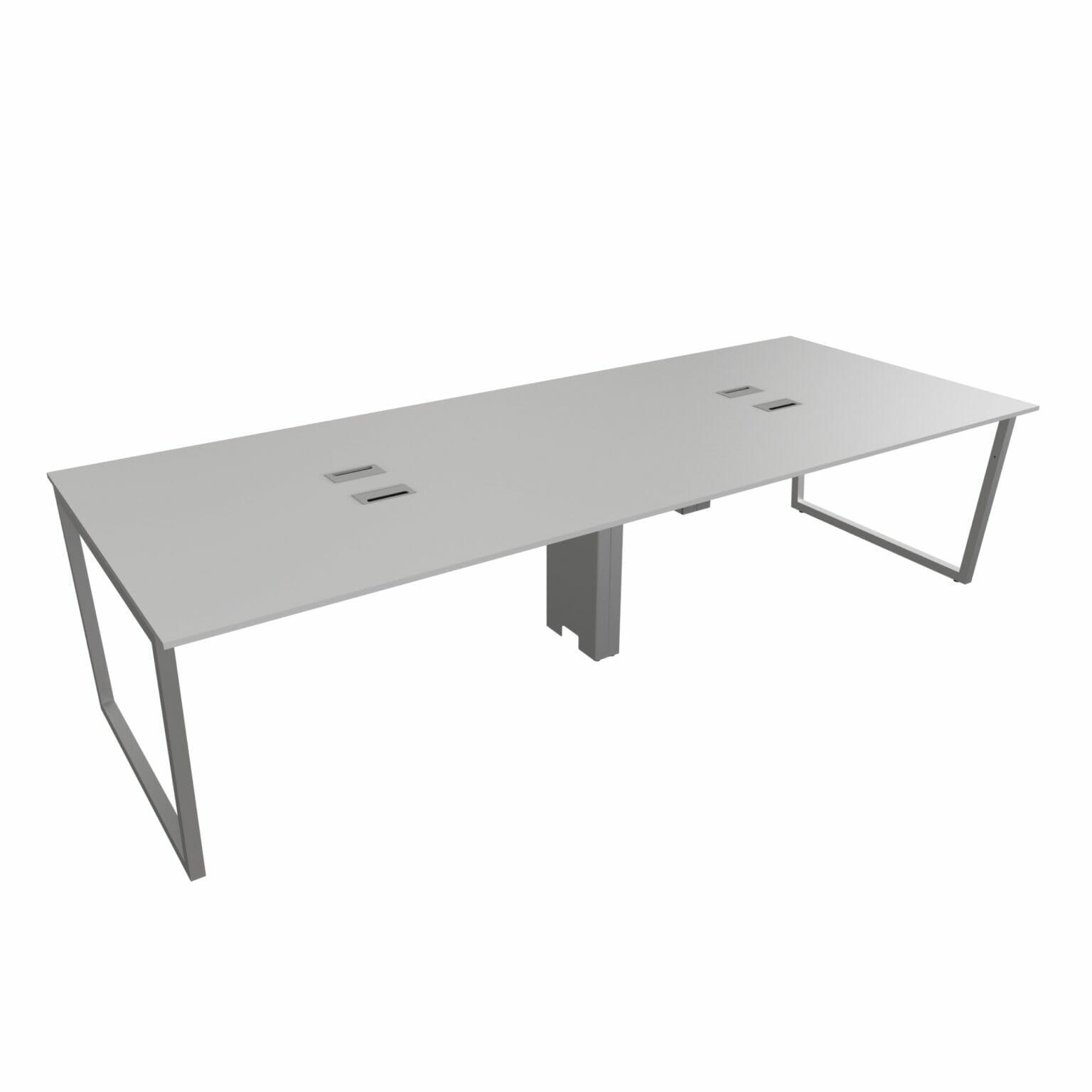 Superficie amplia del escritorio para 4 personas