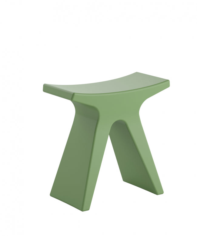 Banco Pigreco color gris oscuro vista frontal