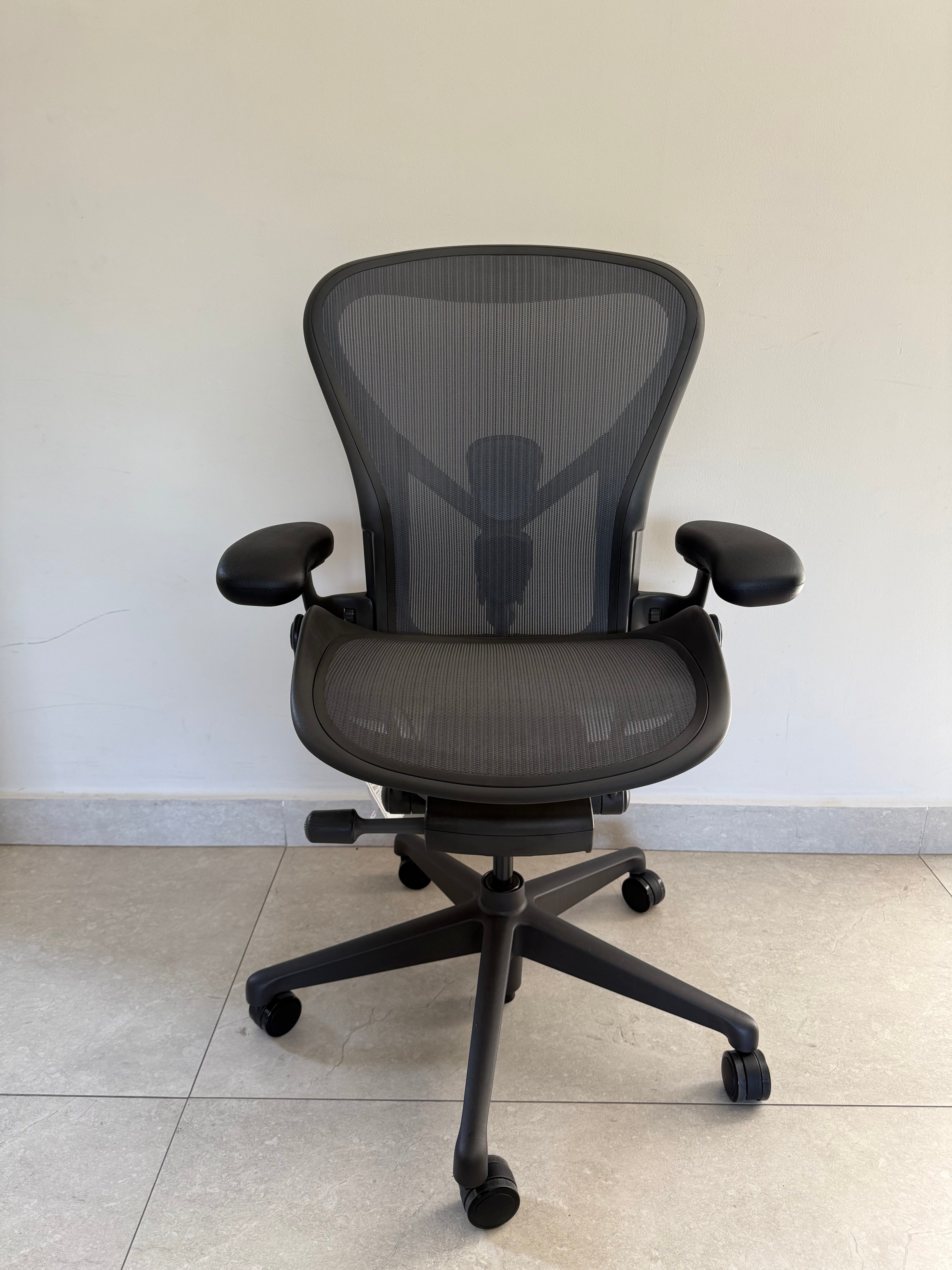 Vista frontal Aeron Grafito PostureFit SL