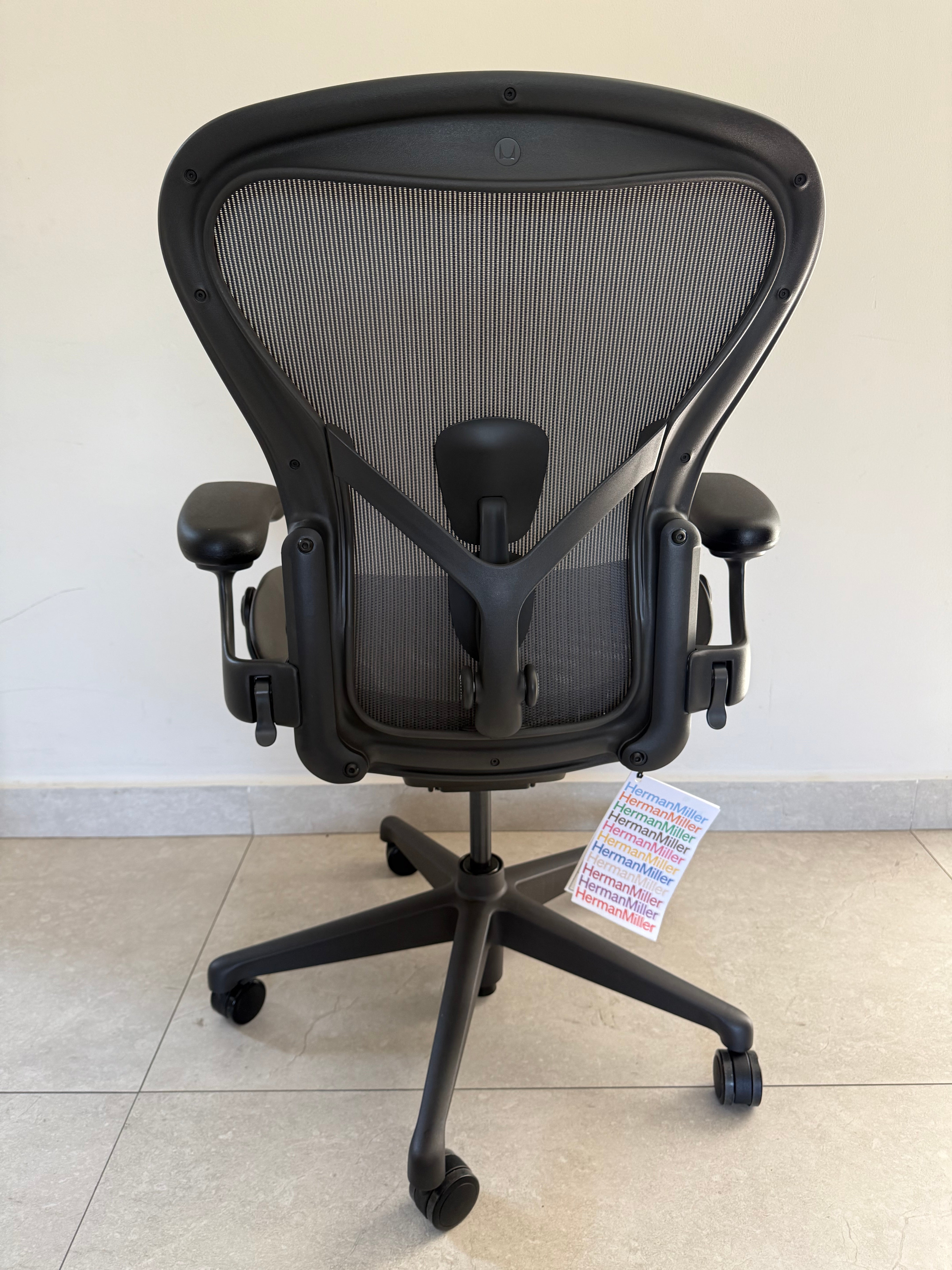 Vista trasera Aeron Grafito PostureFit SL