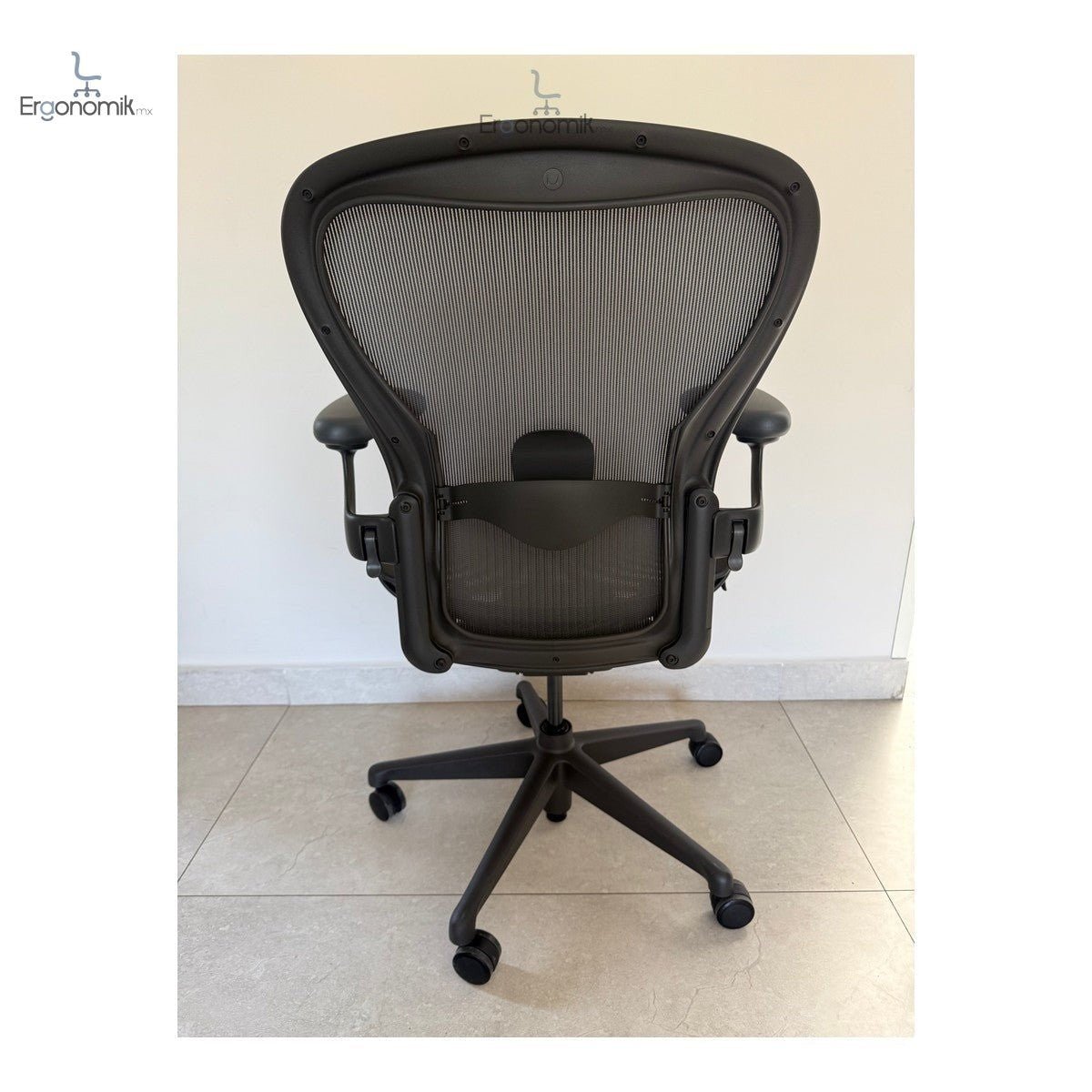Aeron Herman Miller Grafito Remastered Talla C - Preowned - Ergonomik silla ergonomica Herman Miller
