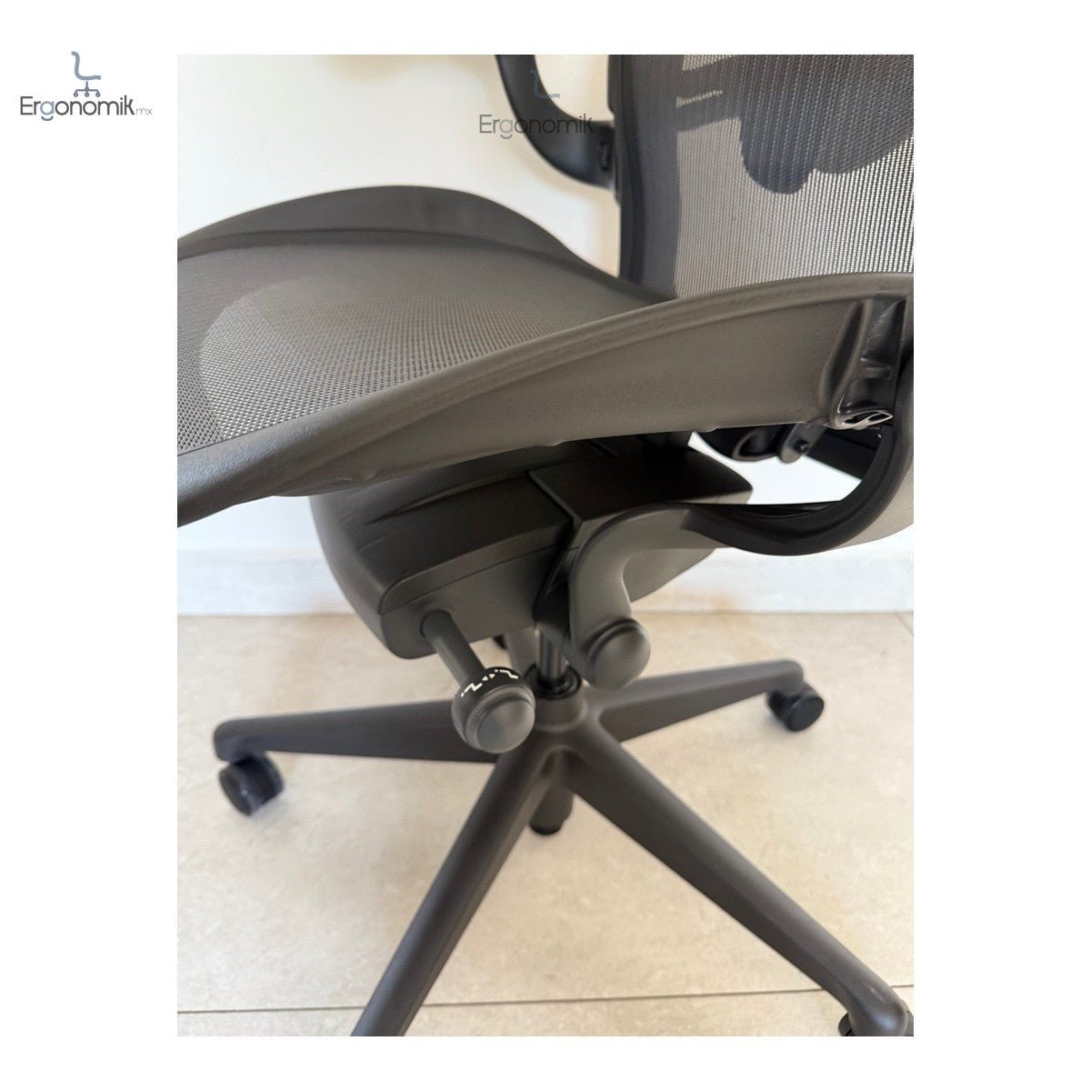 Aeron Herman Miller Grafito Remastered Talla C - Preowned - Ergonomik silla ergonomica Herman Miller