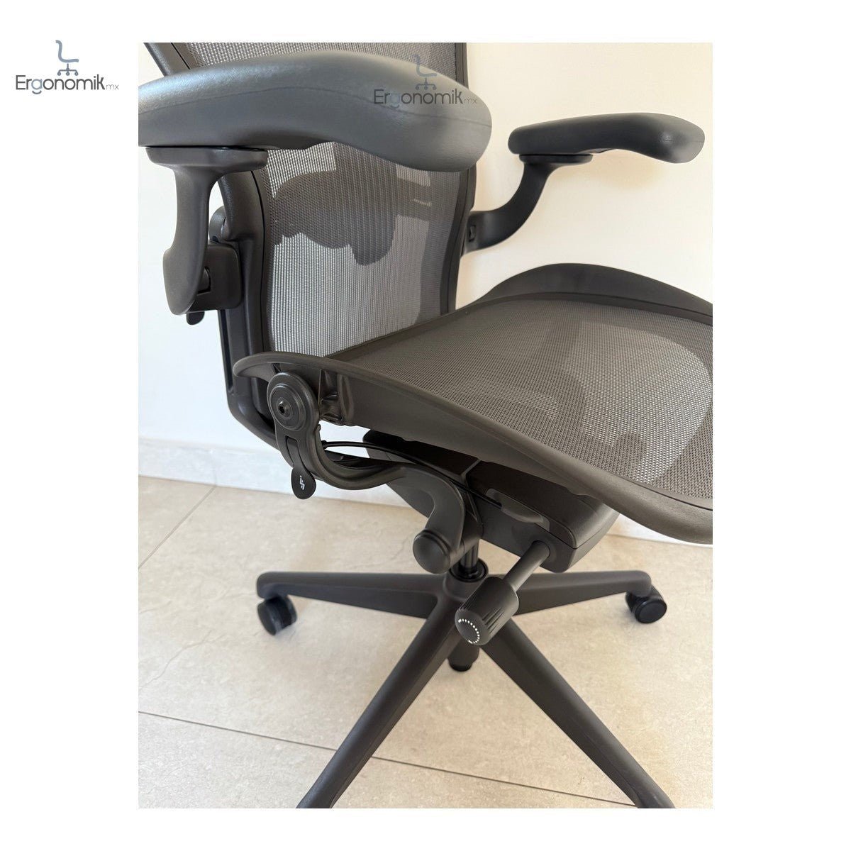 Aeron Herman Miller Grafito Remastered Talla C - Preowned - Ergonomik silla ergonomica Herman Miller