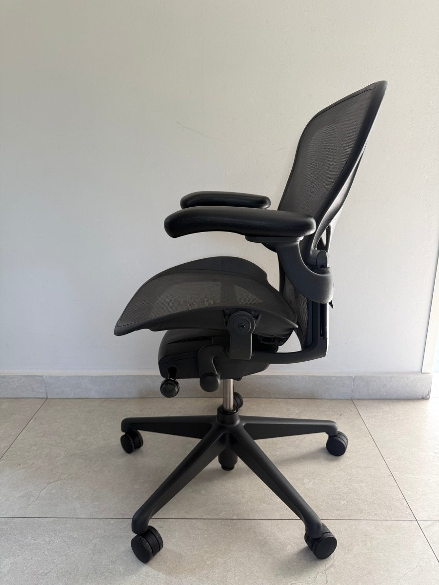 Aeron Herman Miller Grafito Soporte Y Talla B - Preowned - Ergonomik silla ergonomica Herman Miller