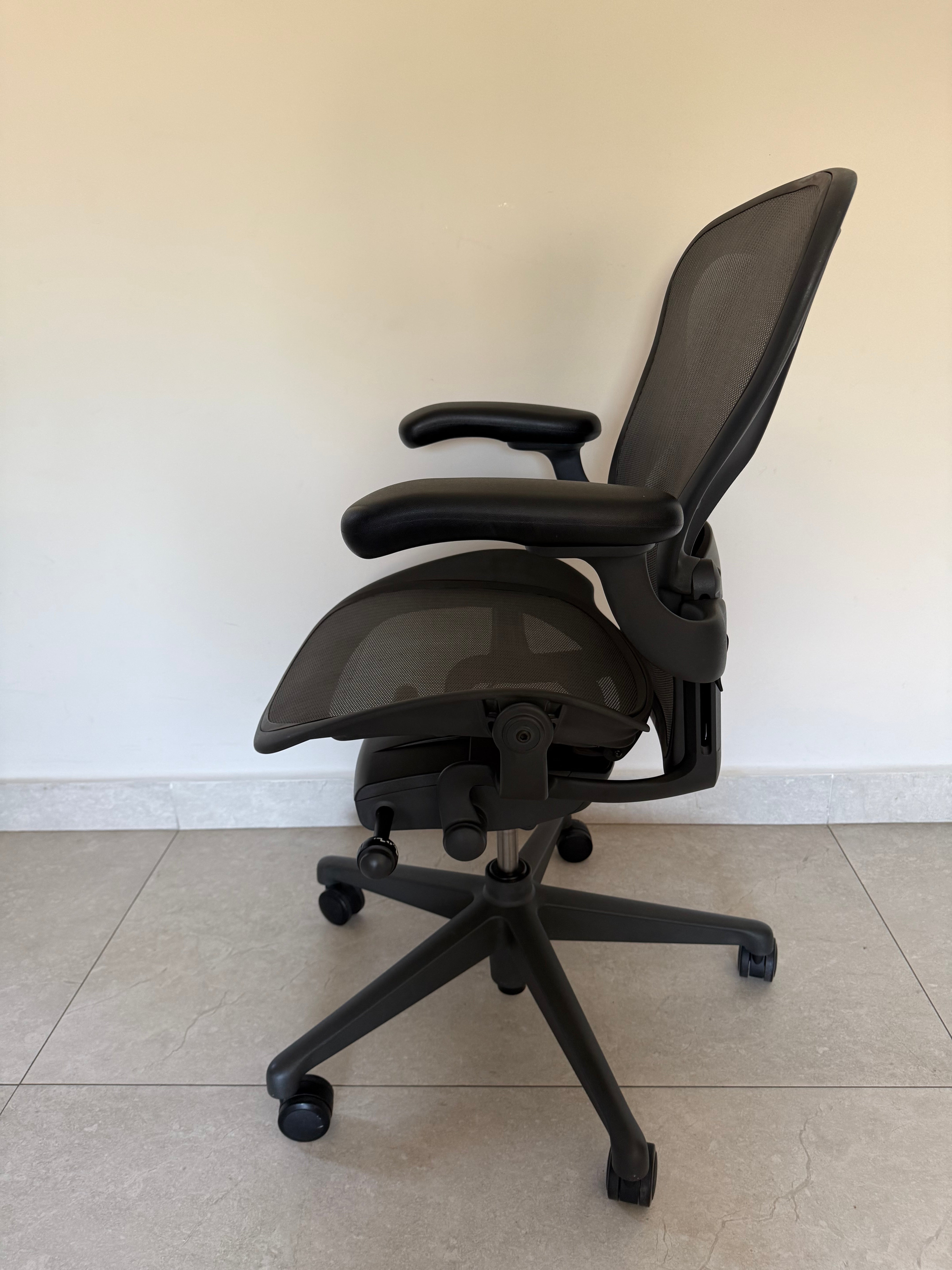 Detalle del asiento ergonómico