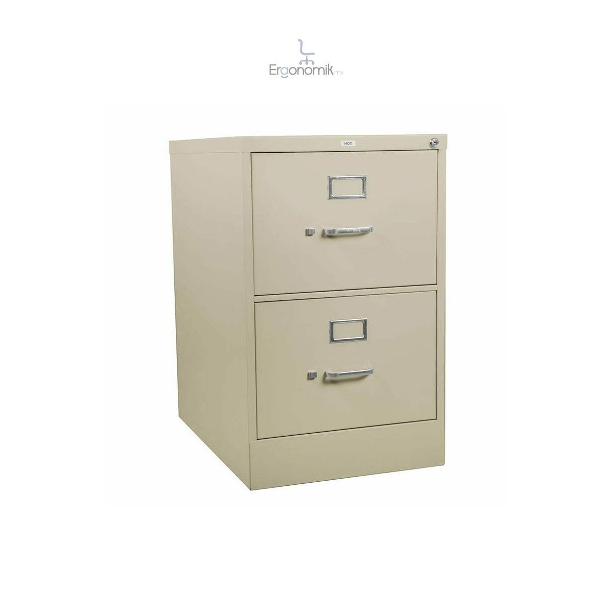 Archivero 2 Gavetas Vertical 510 - Ergonomik Archiveros Ofik