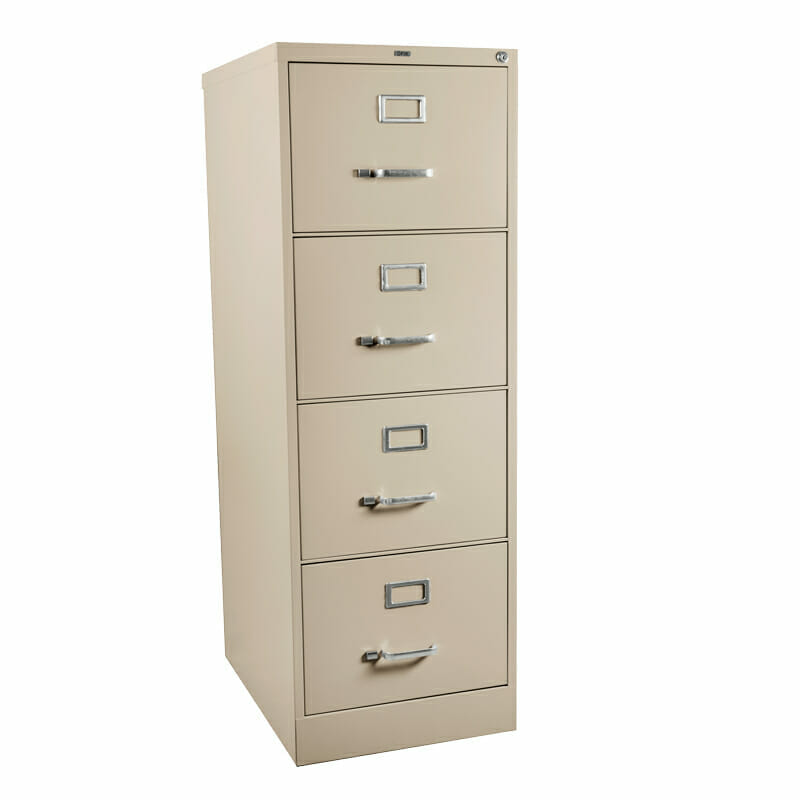 Vista frontal del Archivero 4 Gavetas Institucional