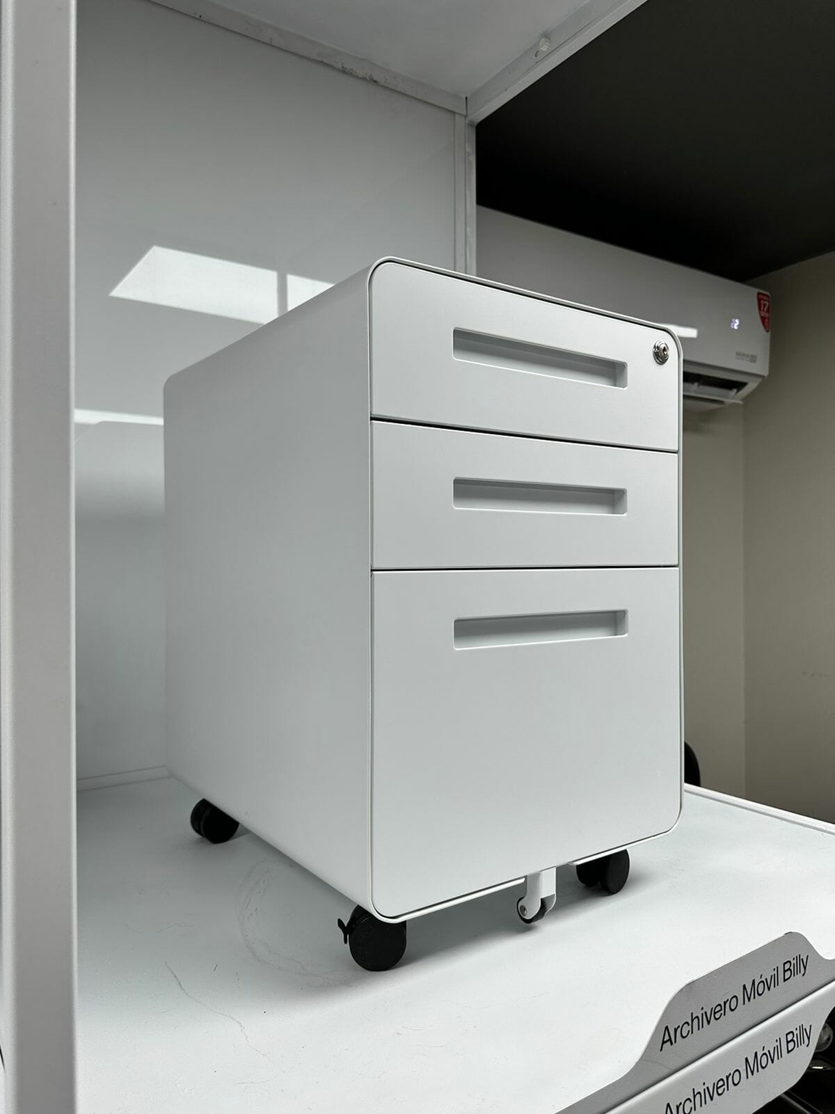 Detalle de la construcción resistente del archivero