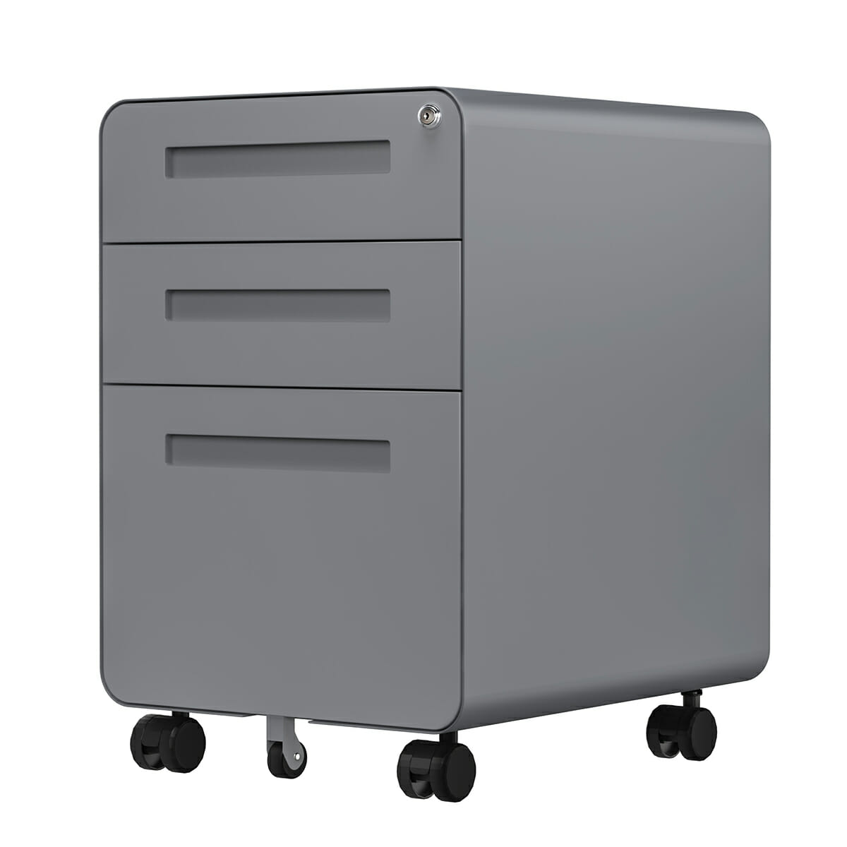 Vista lateral del archivero móvil BL