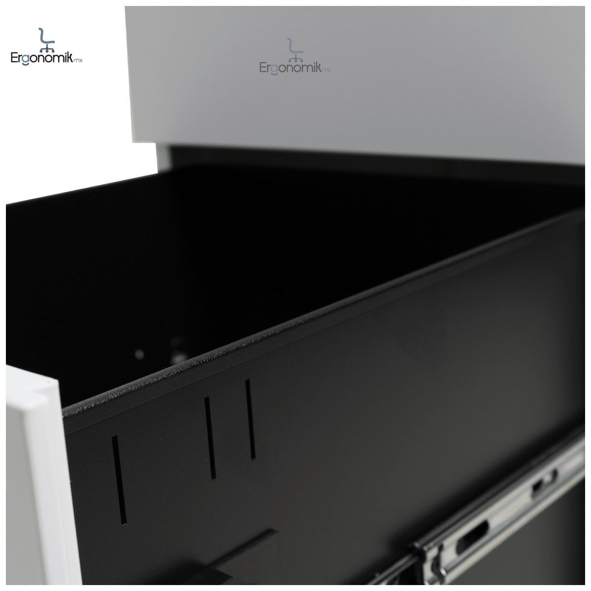 Archivero Metálico 2+1 Sarre - 2406 - Ergonomik Archiveros MBK