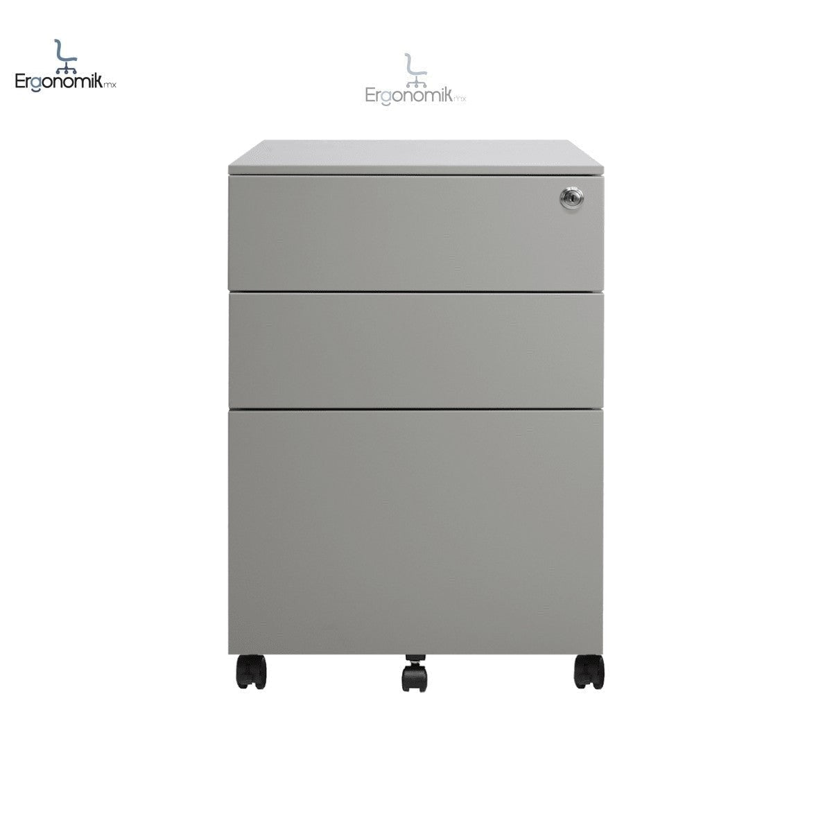 Archivero Metálico 2+1 Sarre - 2406 - Ergonomik Archiveros MBK