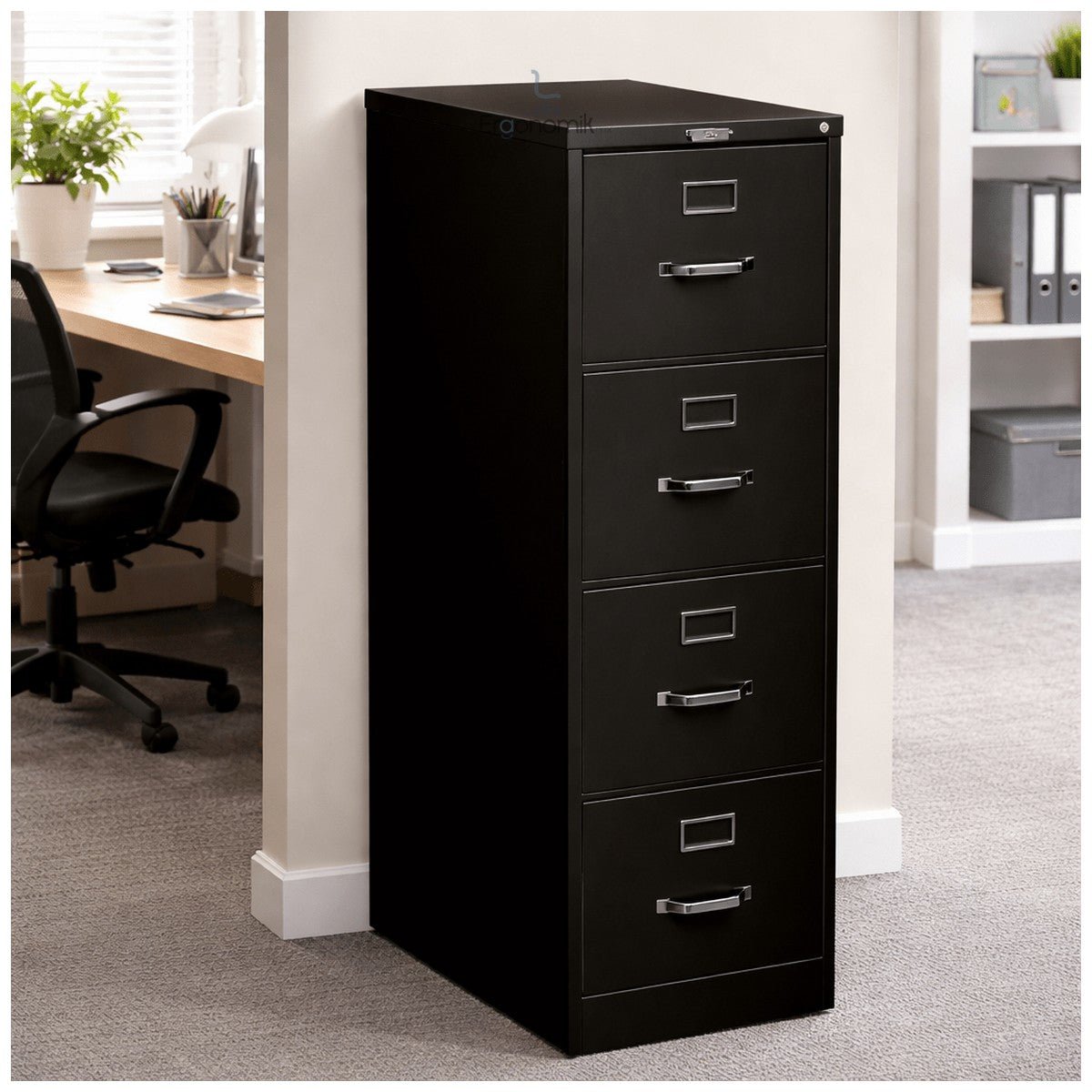 Archivero Vertical 514C 4 Gavetas Tamaño Oficio - Ergonomik archivero OFIK