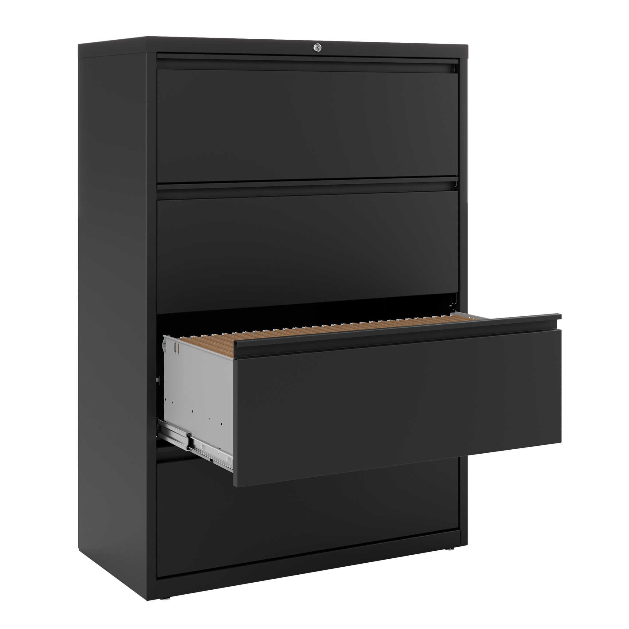 Archivero 4 Gavetas Horizontal 91 cm para oficina