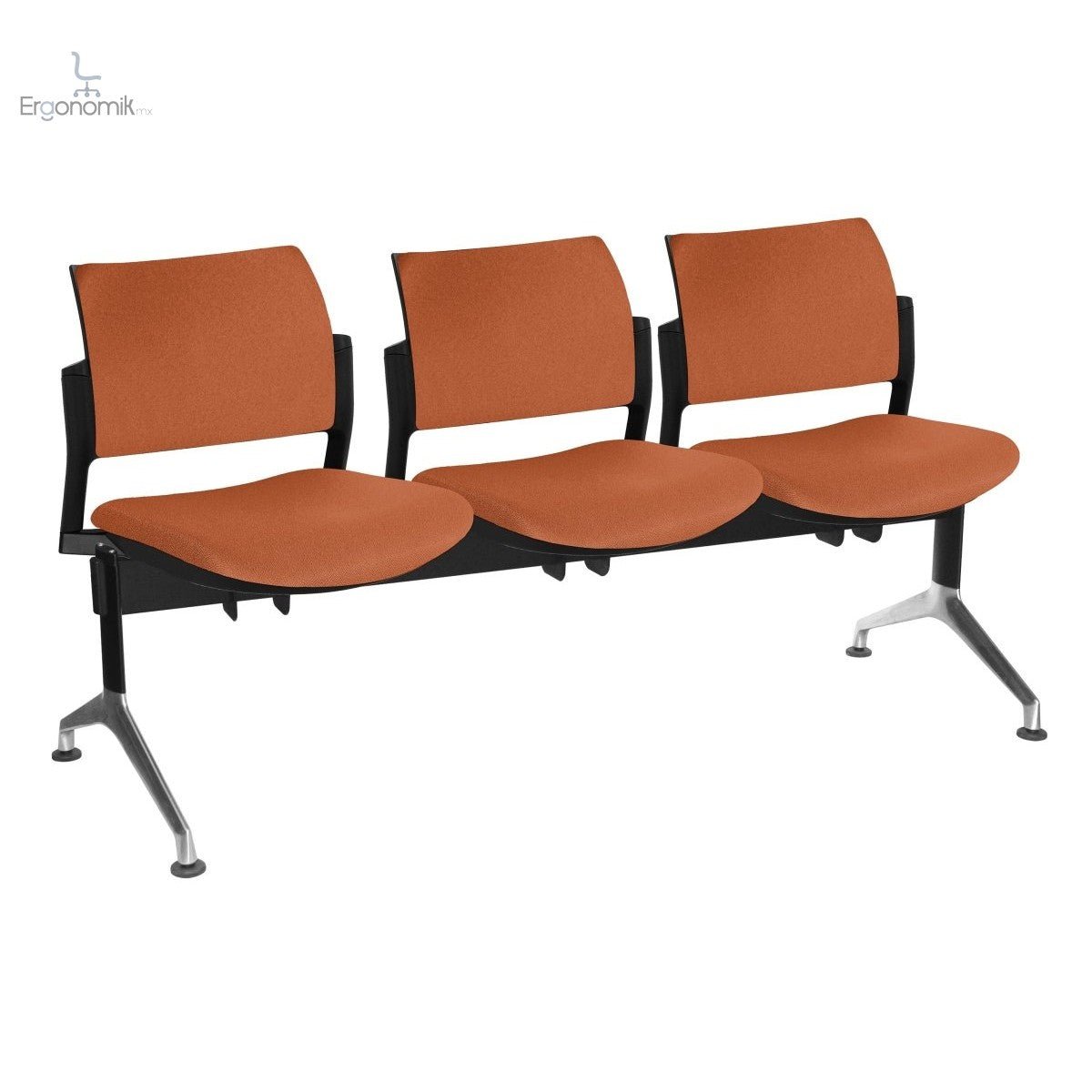 Banca Kyos Tapizadas 3 personas - Ergonomik banca OFFIHO