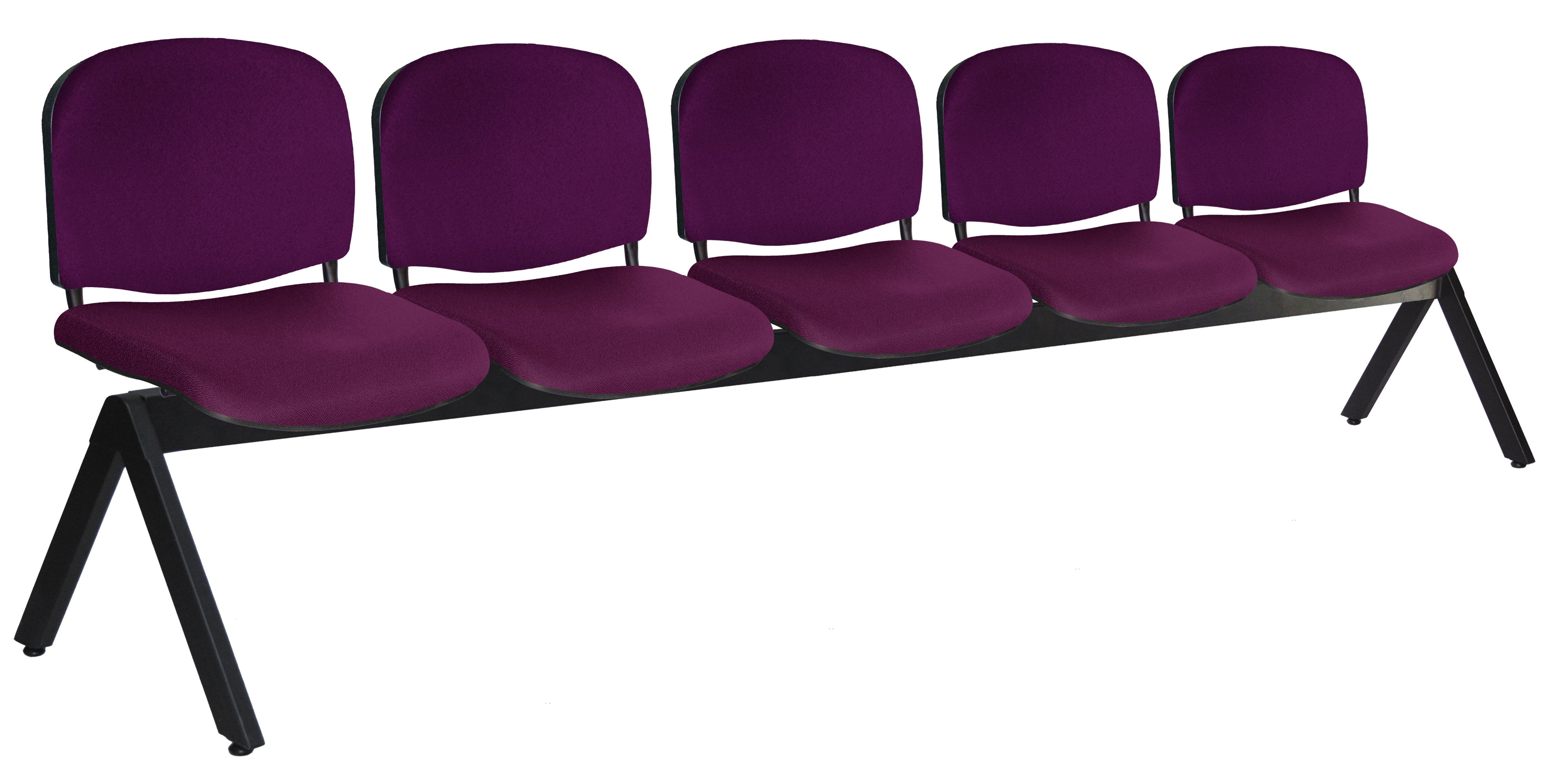 Vista frontal del set de Bancas Ellitico 5P