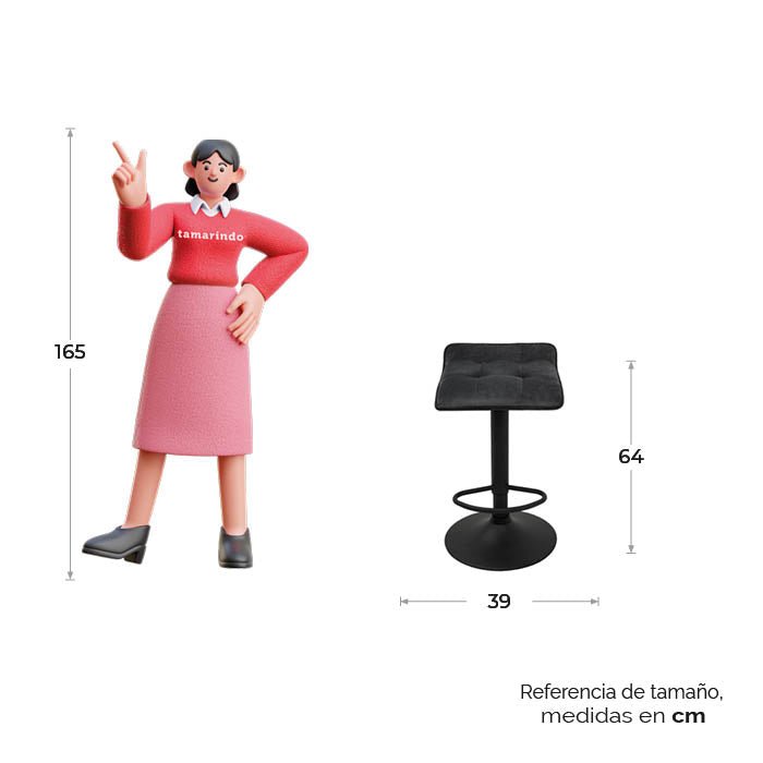 Banco de Bar Garo - Ergonomik Banco de Bar Tamarindo