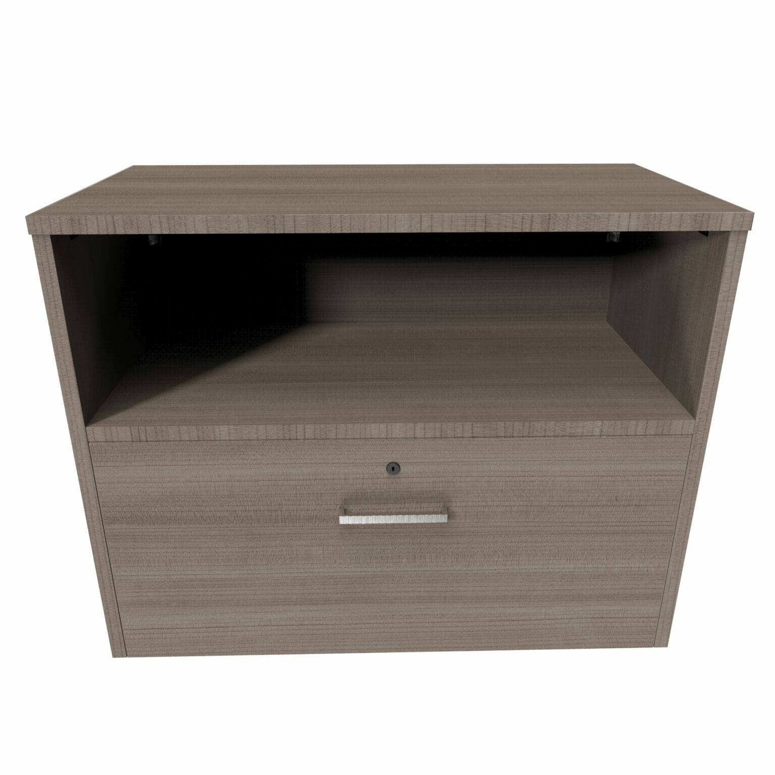 Vista frontal de Credenza Urban 603 con cajón