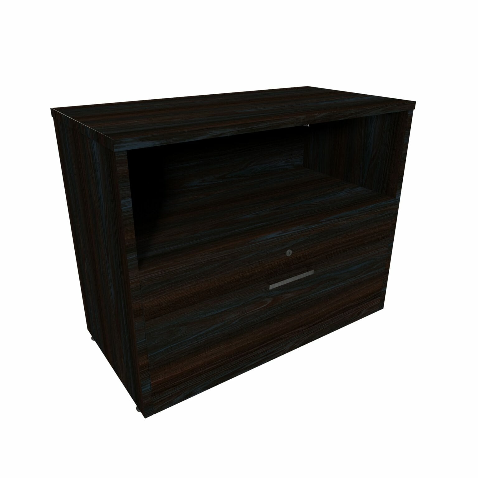 Vista superior de la superficie de trabajo