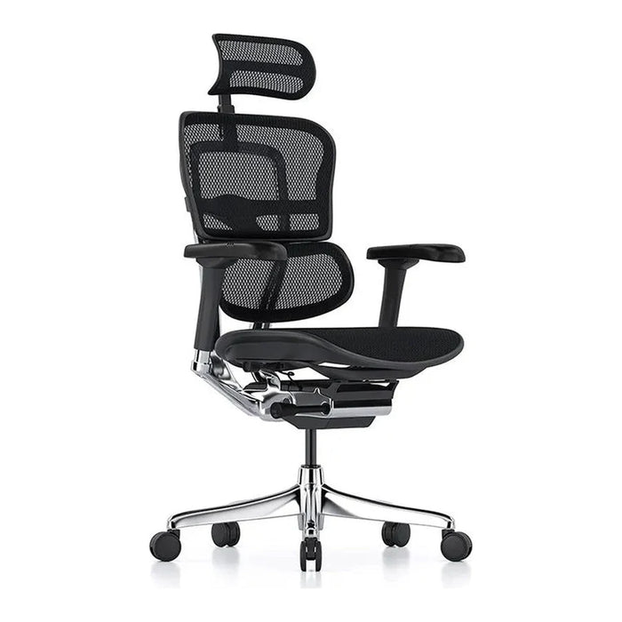 Silla ejecutiva Ergohuman de malla negra