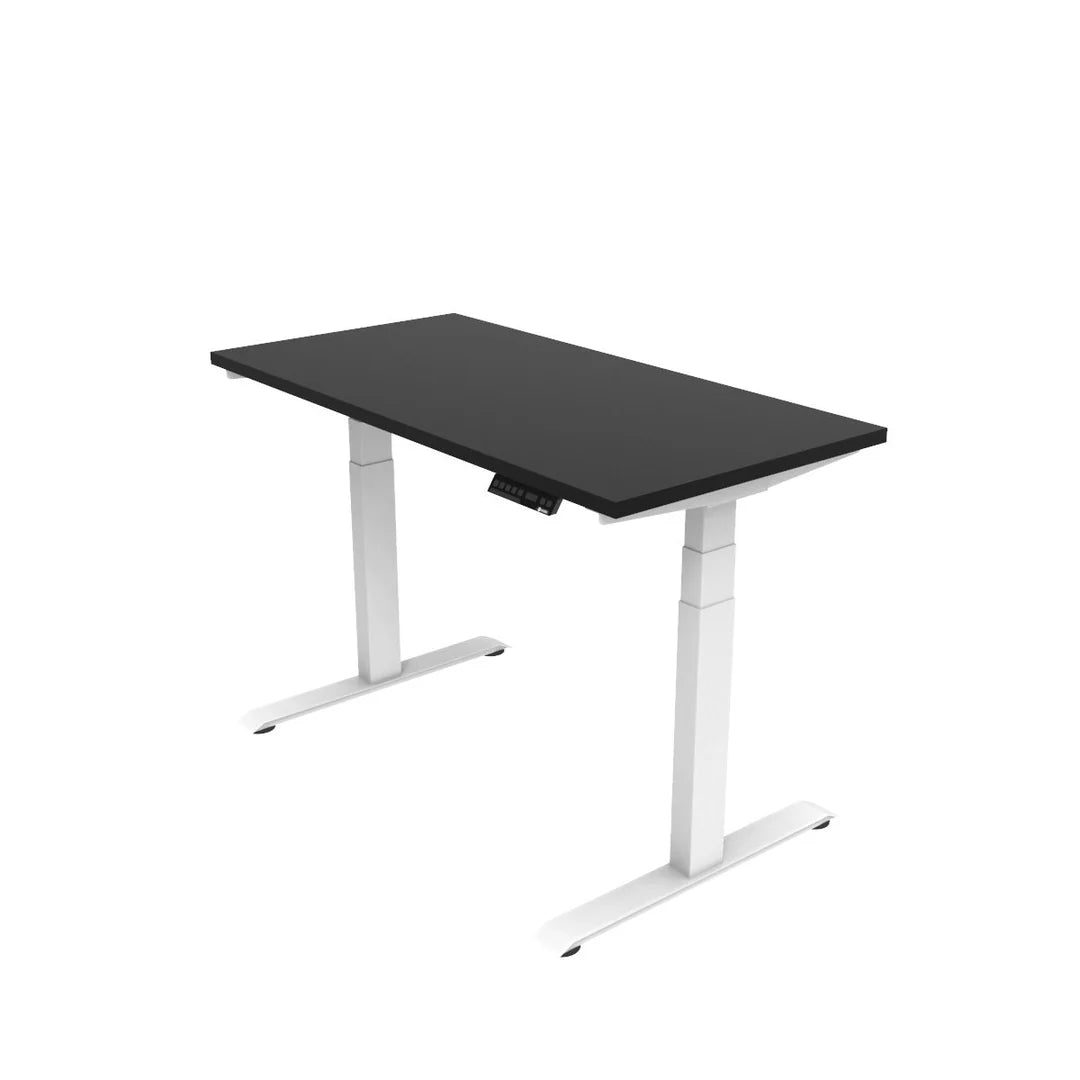 Escritorio ajustable detalle lateral