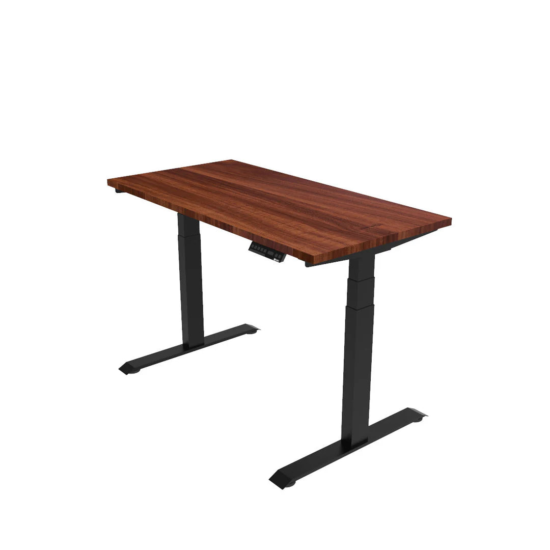 Oficina moderna con escritorio ajustable