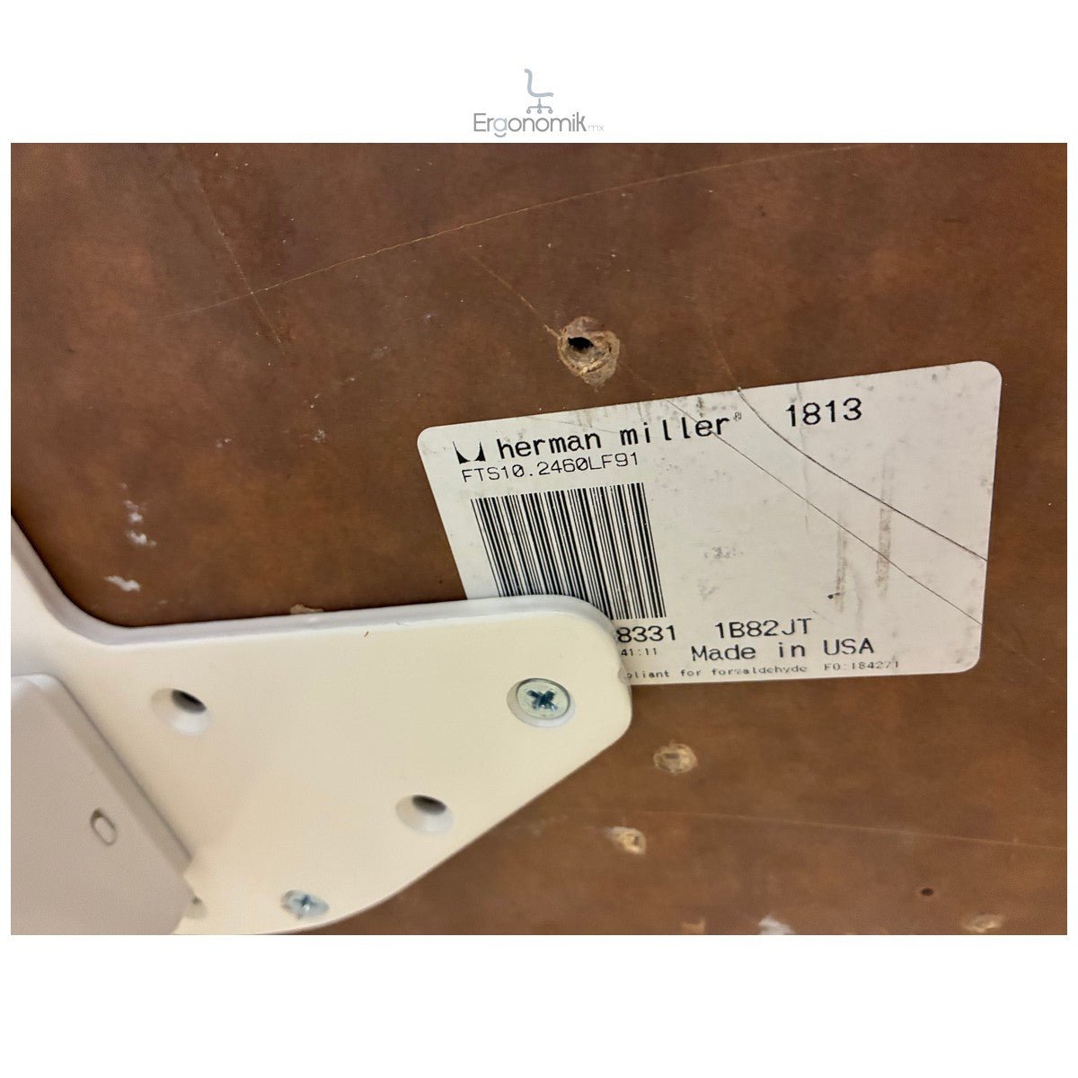 Escritorio Altura Ajustable Blanco Herman Miller - Ergonomik escritorio Herman Miller