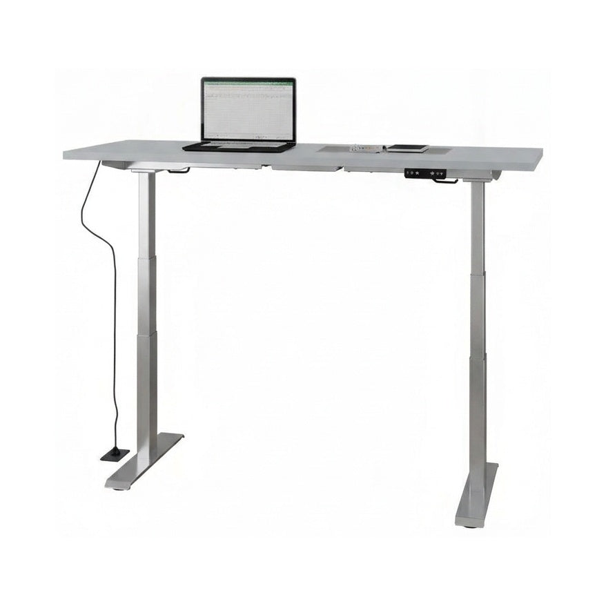 Escritorio Ascend Operativa 1.60x.60 altura ajustable - Silver / Gris claro