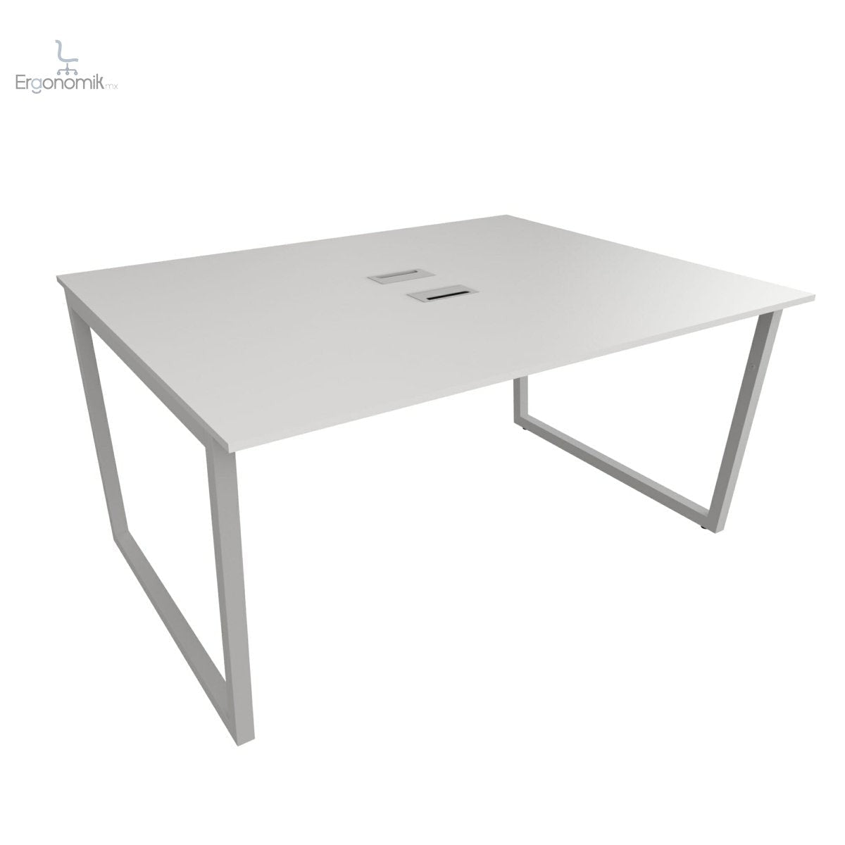 Escritorio De Trabajo Vasari Para 2 Personas 1.2m x 1.2m - Ergonomik escritorio Ofik