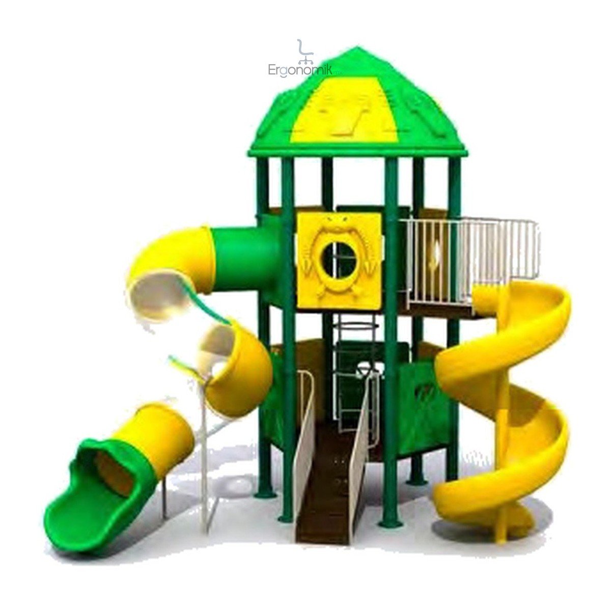 Juego Infantil Modular Modelo 01 - Ergonomik Juegos Infantiles - Modulares Línea Juego Infantil