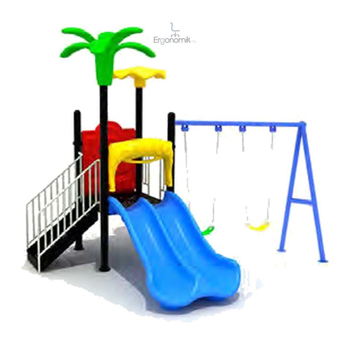 Juego Infantil Modular Modelo 112 - Ergonomik Juegos Infantiles - Modulares Línea Juego Infantil