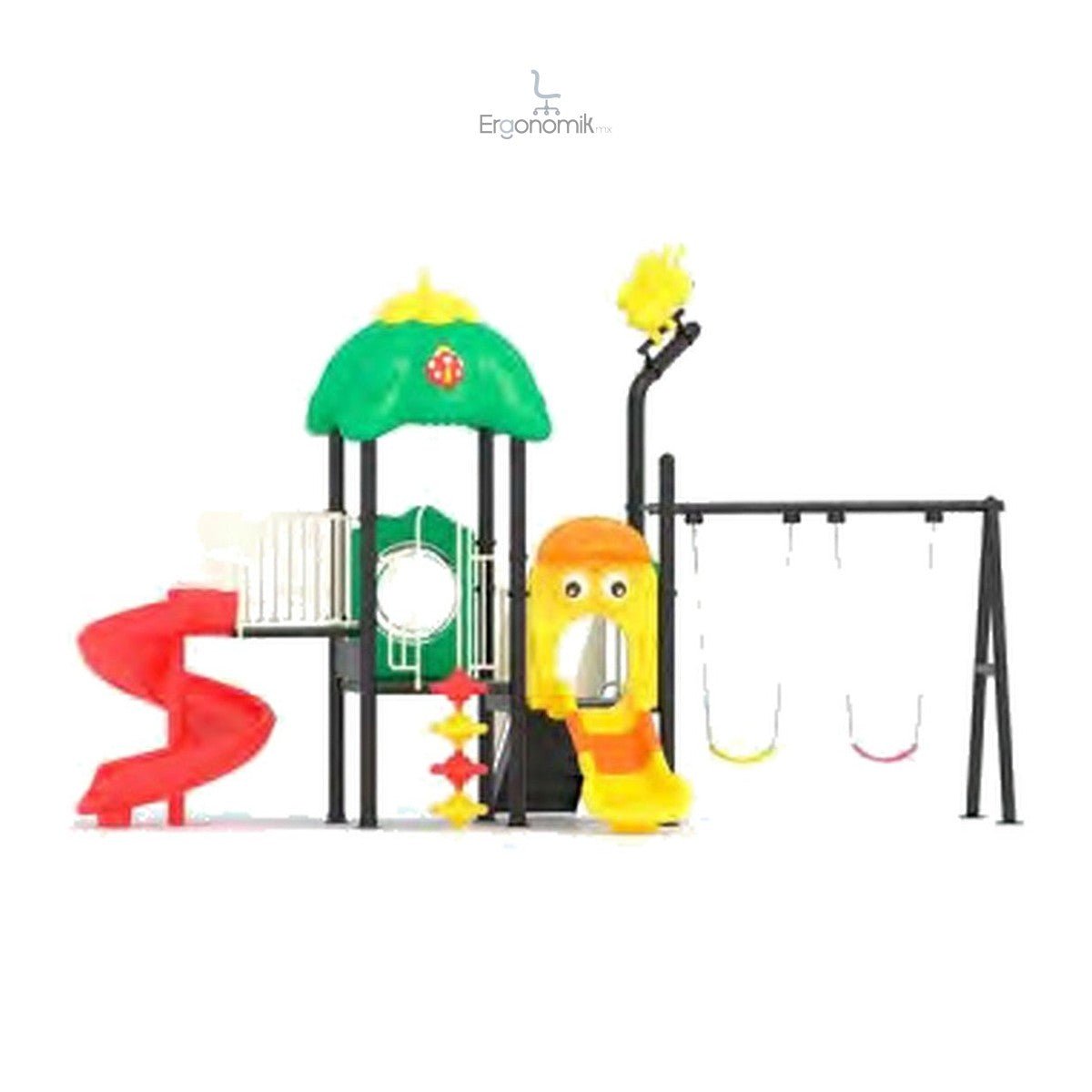 Juego Infantil Modular Modelo 151 (590 x 350 x 350 cm) - Ergonomik Juegos Infantiles - Modulares Línea Juego Infantil
