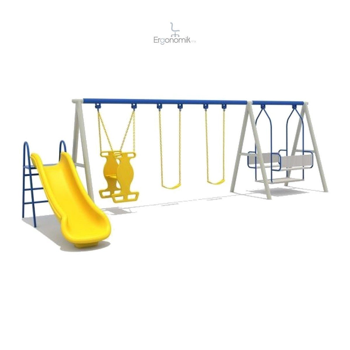 Juego Infantil Modular Modelo 169 - Ergonomik Juegos Infantiles - Modulares Línea Juego Infantil