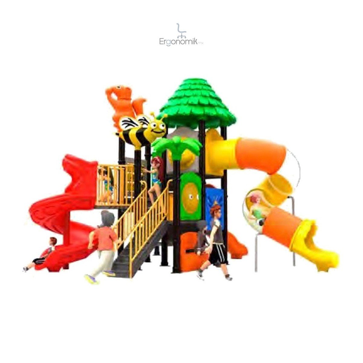 Juego Infantil Modular Modelo 178 - Ergonomik Juegos Infantiles - Modulares Línea Juego Infantil