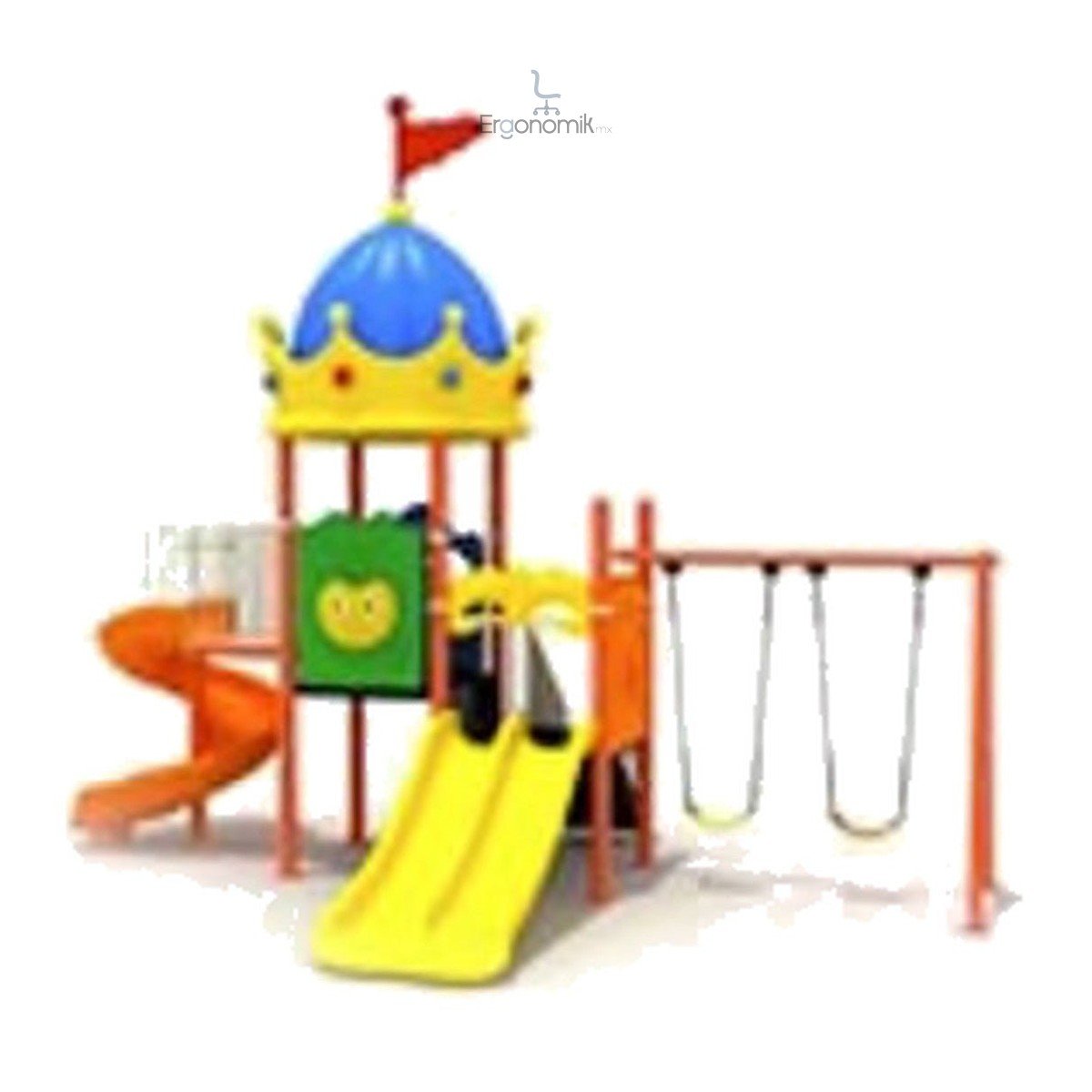 Juego Infantil Modular Modelo 195 - Ergonomik Juegos Infantiles - Modulares Línea Juego Infantil