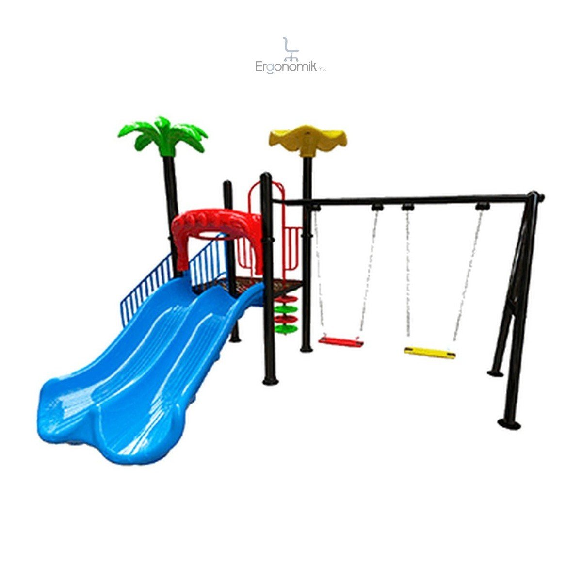 Juego Infantil Modular Modelo 211 (641 x 346 x 352 cm) - Ergonomik Juegos Infantiles - Modulares Línea Juego Infantil