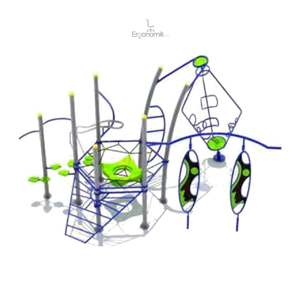 Juego Infantil Trepador Modelo 01 - Ergonomik Juegos Infantiles - Trepadores Línea Juego Infantil