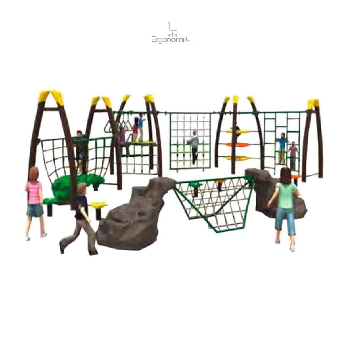 Juego Infantil Trepador Modelo 17 - Ergonomik Juegos Infantiles - Trepadores Línea Juego Infantil