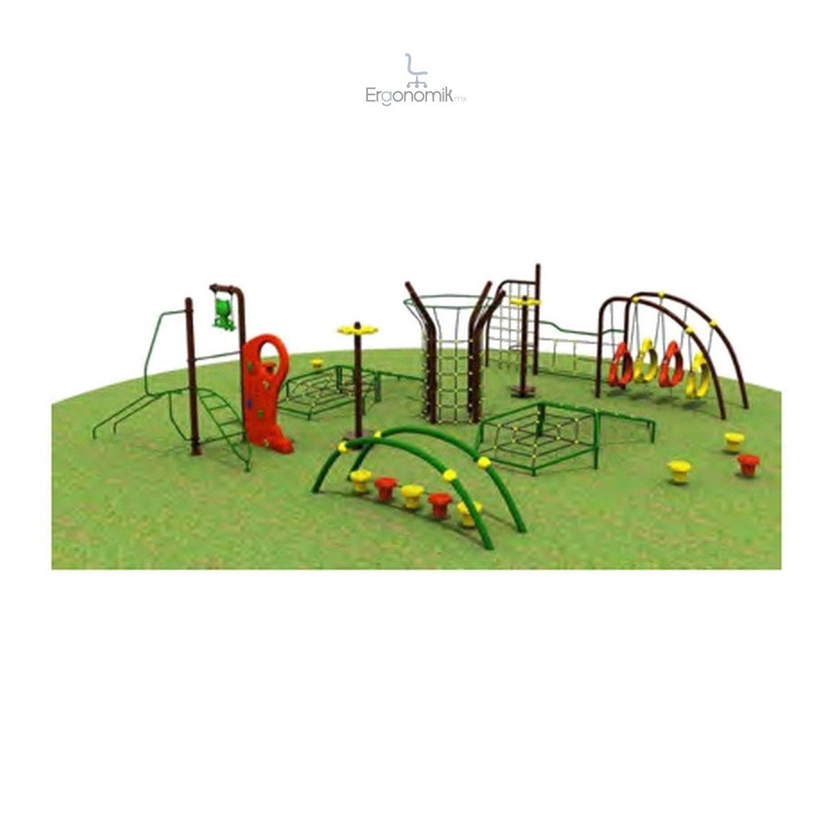 Juego Infantil Trepador Modelo 26 - Ergonomik Juegos Infantiles - Trepadores Línea Juego Infantil