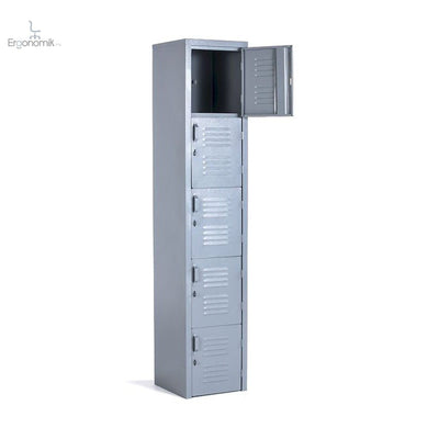 Locker 5 Puertas 1.80x38x37 - Ergonomik casillero Ofik