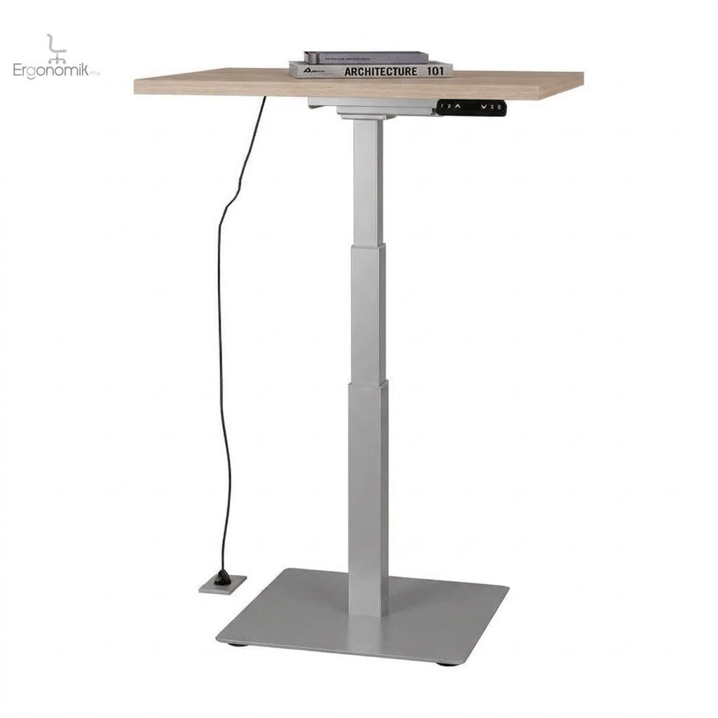 Mesa Ascend Individual altura ajustable - Silver / Olmo Volga