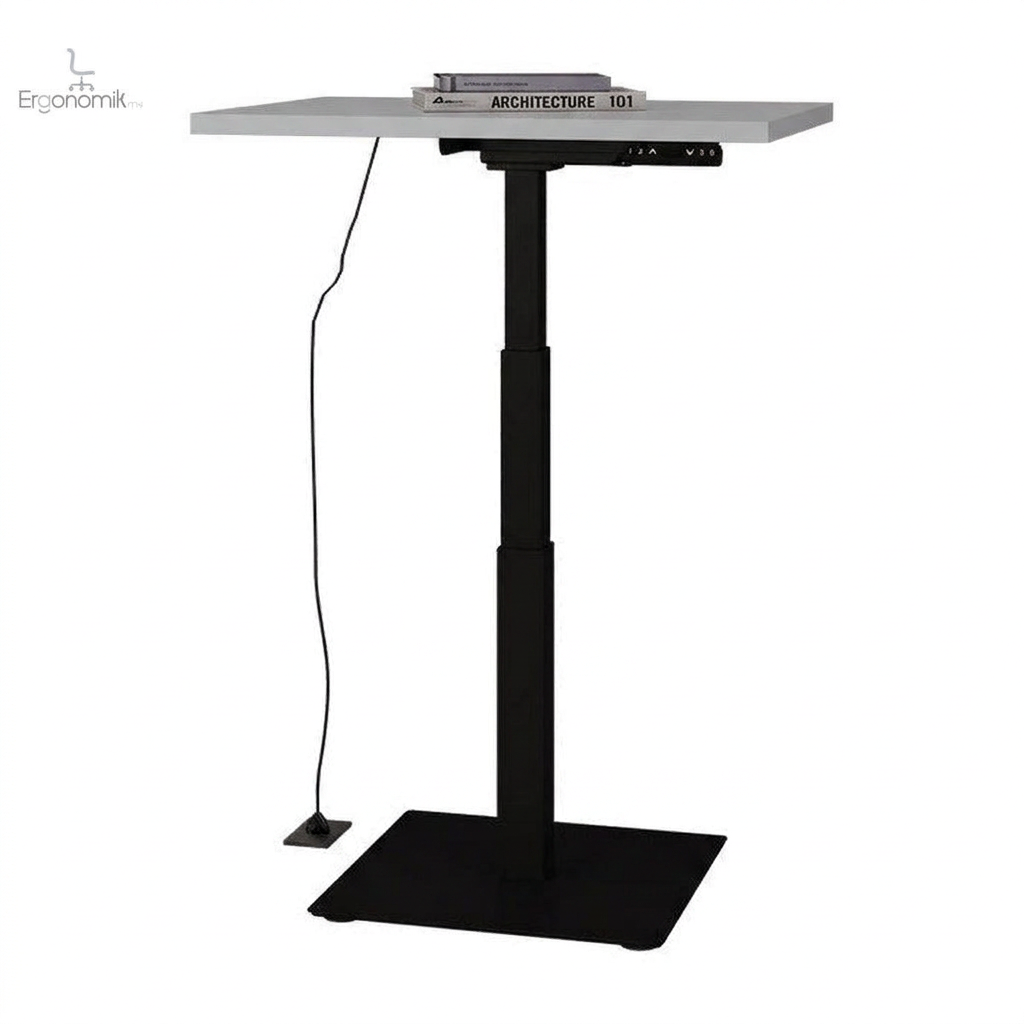Mesa Ascend Individual altura ajustable - Negro / Gris claro