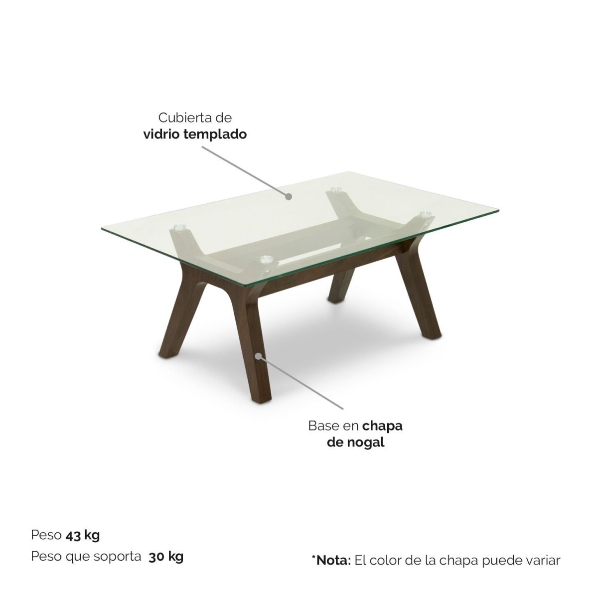 Mesa de Centro Ibe - Ergonomik Mesa de Centro Tamarindo