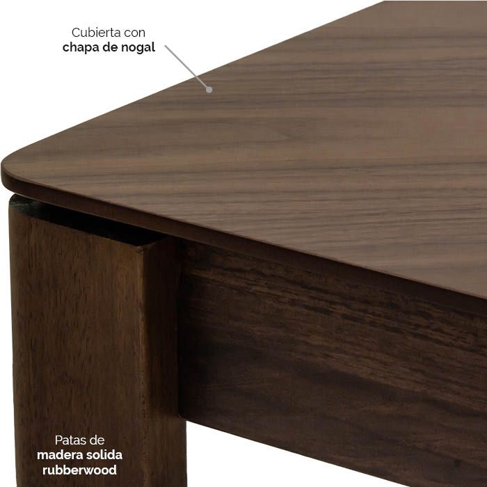 Mesa de Comedor Biot para 8 - Ergonomik Mesa de Comedor Tamarindo