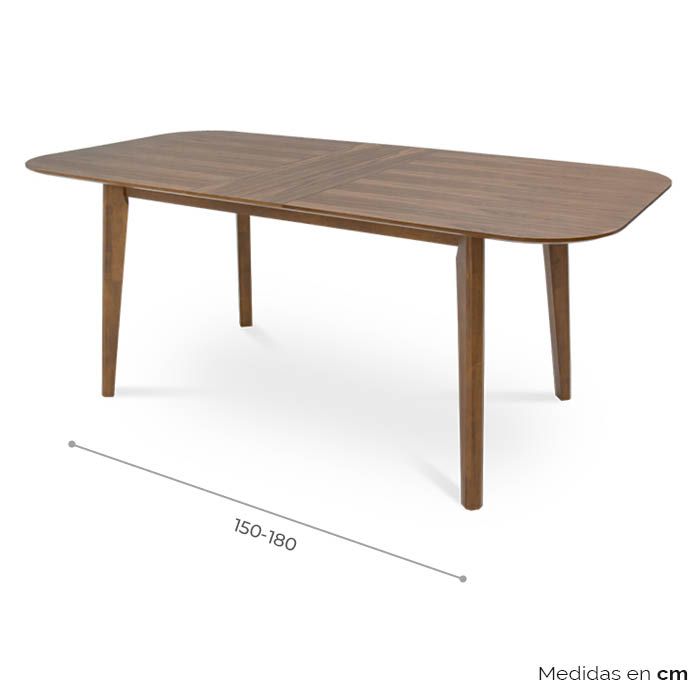 Mesa de Comedor Extensible Duxi - Ergonomik Mesa de Comedor Tamarindo