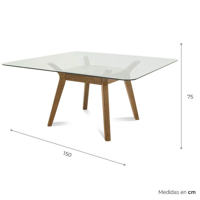 Mesa de Comedor Juko para 8 - Ergonomik Mesa de Comedor Tamarindo