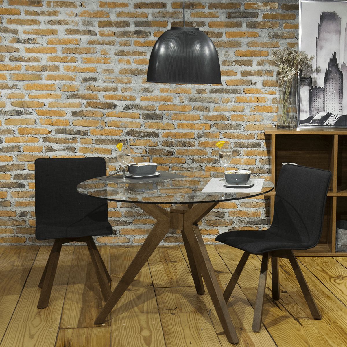 Mesa de Comedor Redonda Cali - Ergonomik Mesa de Comedor Tamarindo