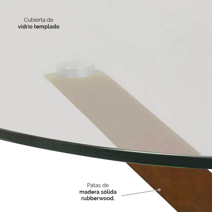 Mesa de Comedor Redonda Owe - Ergonomik Mesa de Comedor Tamarindo